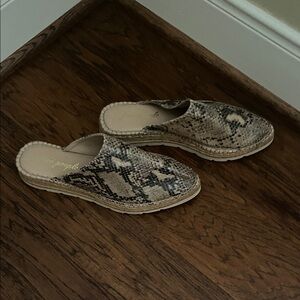 Free People Animal Print Espadrille Flats